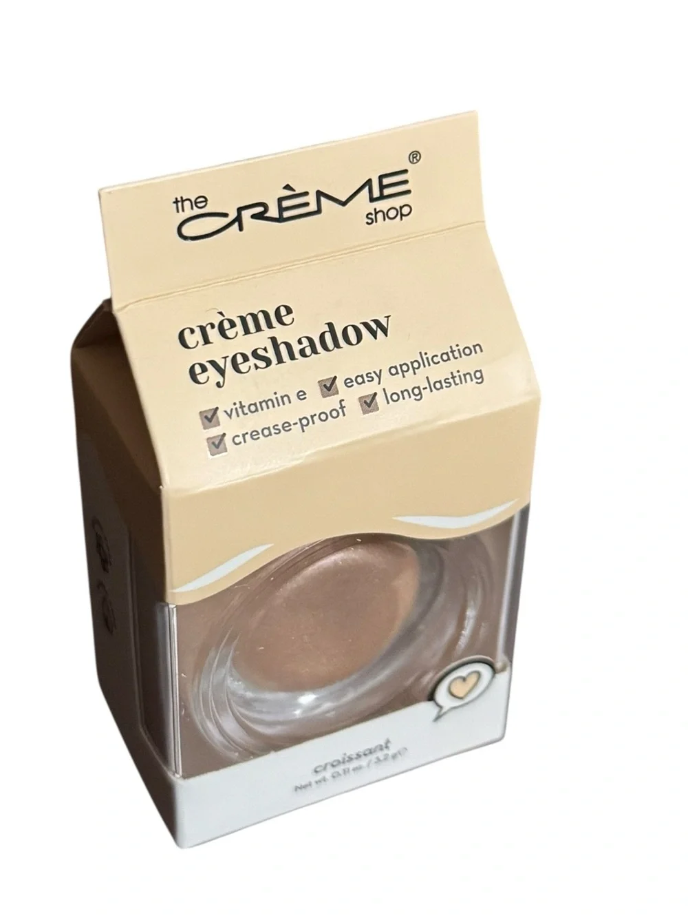 The Creme Shop Eyeshadow Croissant 0.11oz 3.2g New In Box Sealed